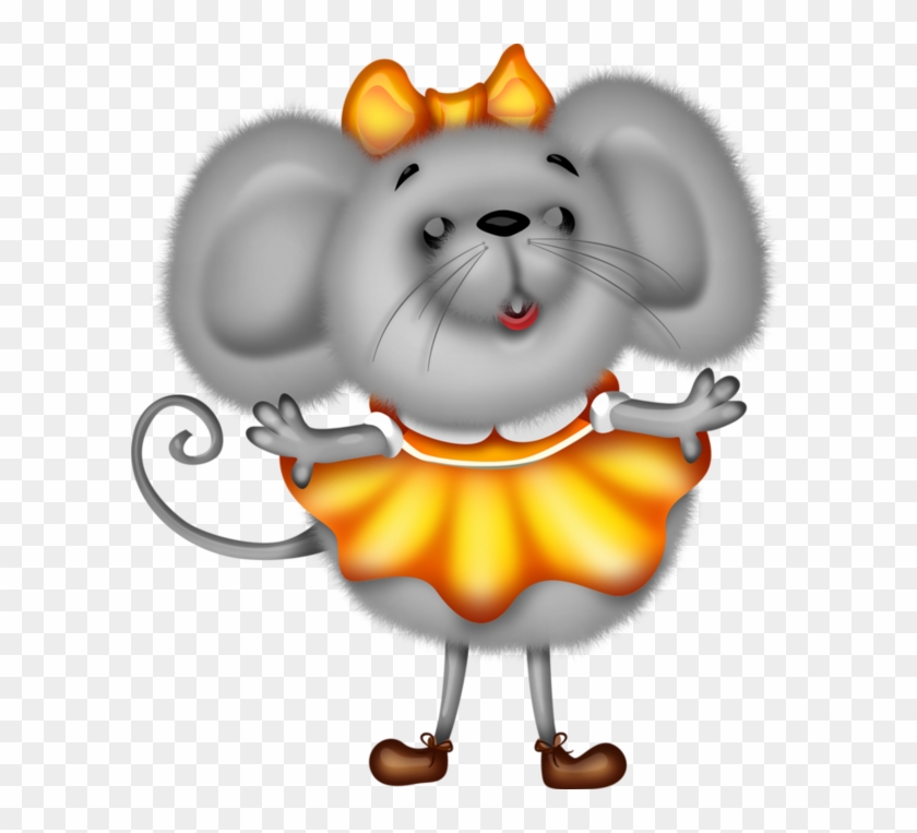 Clipart Rat Country Mouse - Cute 3d Souris Tubes - Png Download #3958924