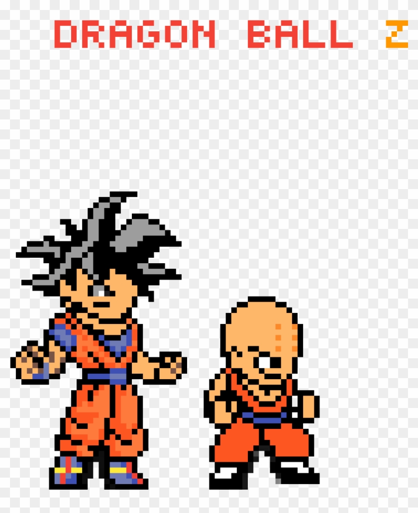 Goku - Goku Pixel Art Game Clipart