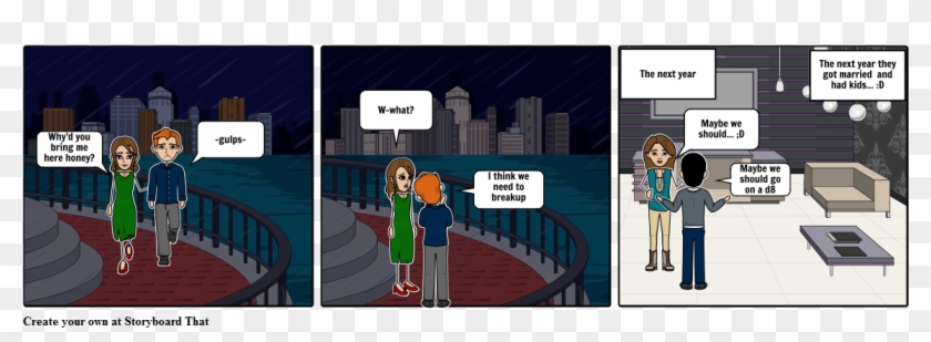 Break Up And Shape Up - Cartoon Clipart