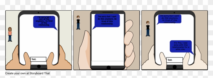 Breakup - Cartoon Clipart