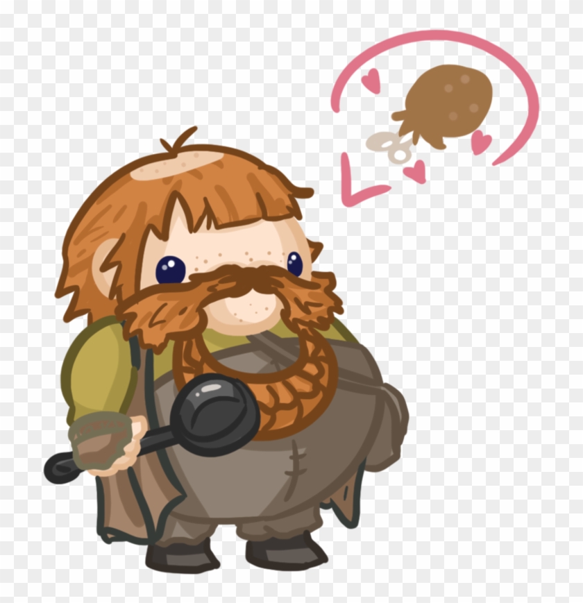 Bombur By Ijen-ekusas Terrible Puns, Bilbo Baggins, - Hobbit Chibi Clipart #3959351