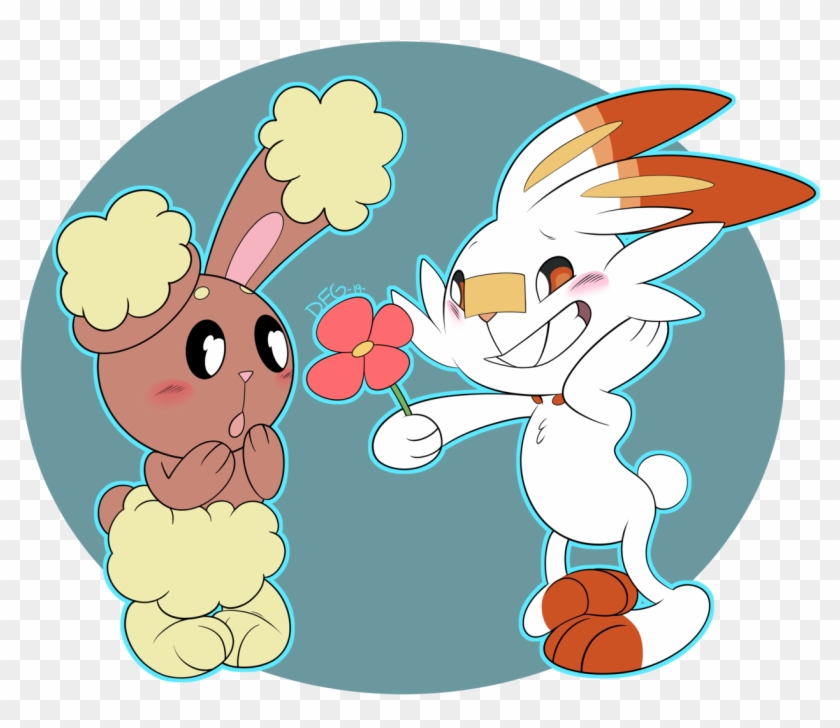 Cartoon Clip Art Illustration - Cute Scorbunny - Png Download