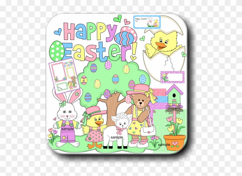 Country Clipart Big Farm - Happy Easter - Png Download
