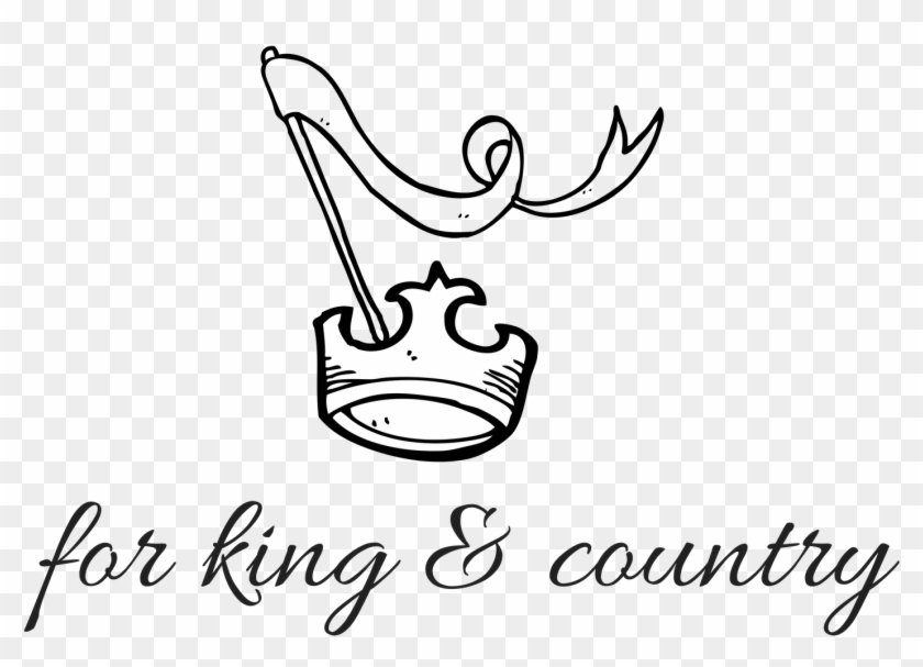 Website Built By For King & Country - Line Art Clipart
