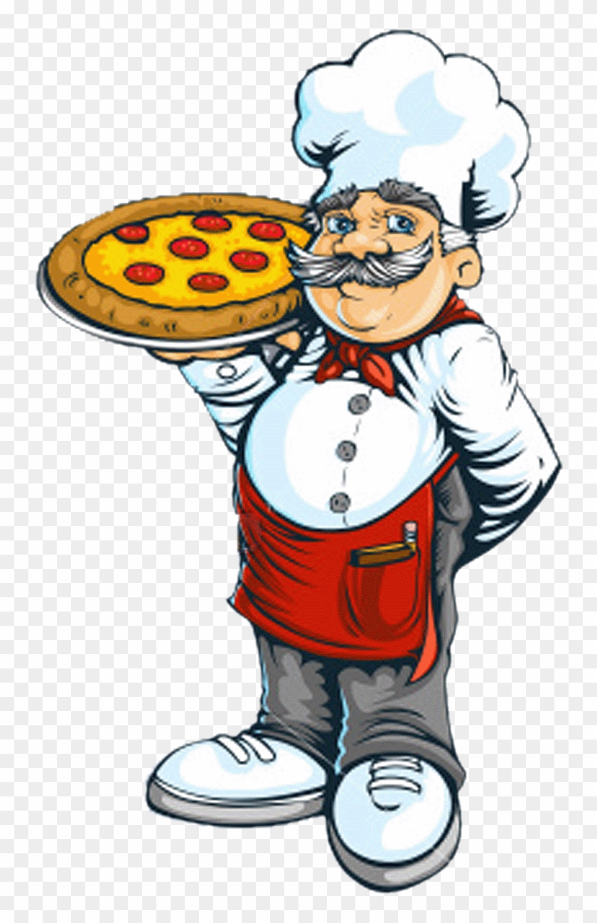 Pizza Chef Png - Chef Com Pizza Png Clipart #3960083