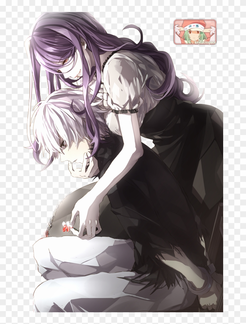 Tokio Ghoul Kaneki, Tokyo Ghoul, Chibi - Tokyo Ghoul Kaneki And Rize Png Clipart