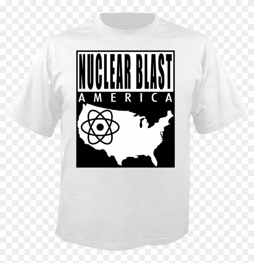 Nuclear Blast America Mangle Your Mind White Ts - Map Of The United States Clipart