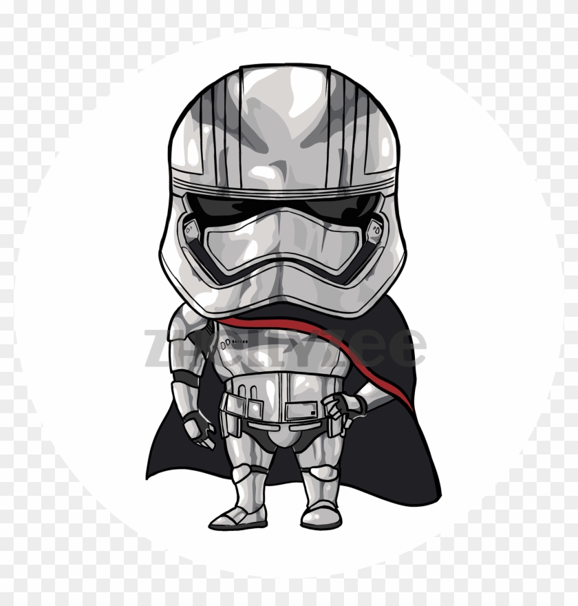 Captain Phasma Pillow Plush - Star Wars Captain Phasma Chibi Clipart #3960146