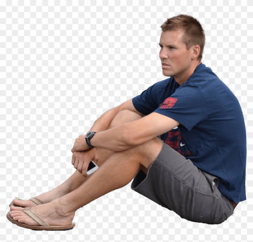 Guy Sitting - Sitting Guy Png Clipart #3960324