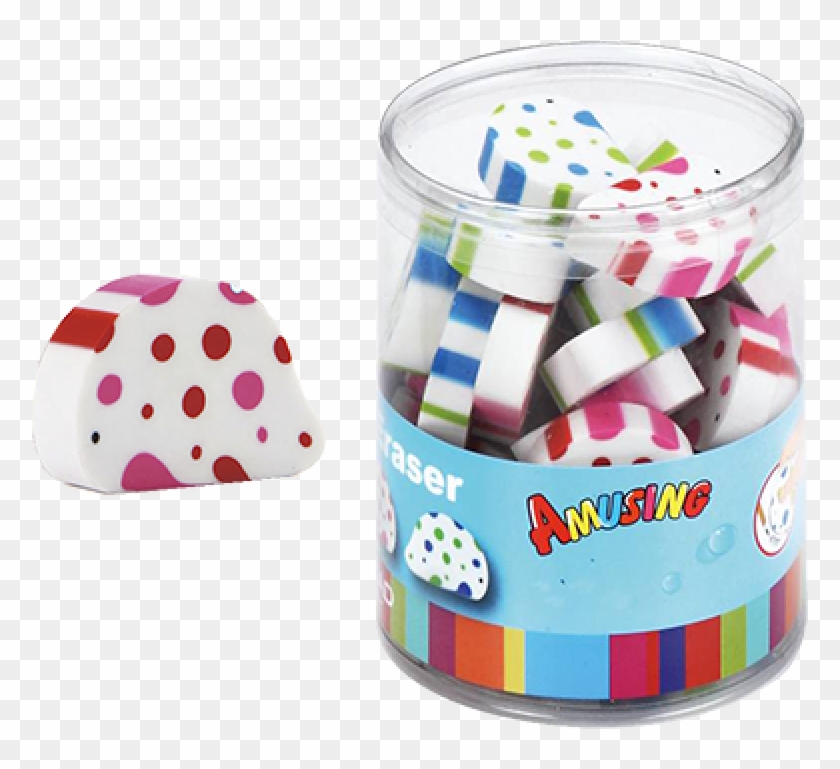 Pencil Eraser Amusing , Png Download - Polka Dot Clipart #3960412