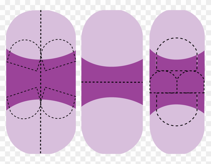 Let's Get To Cutting French Tip Graphic - Printable French Tip Guides Clipart