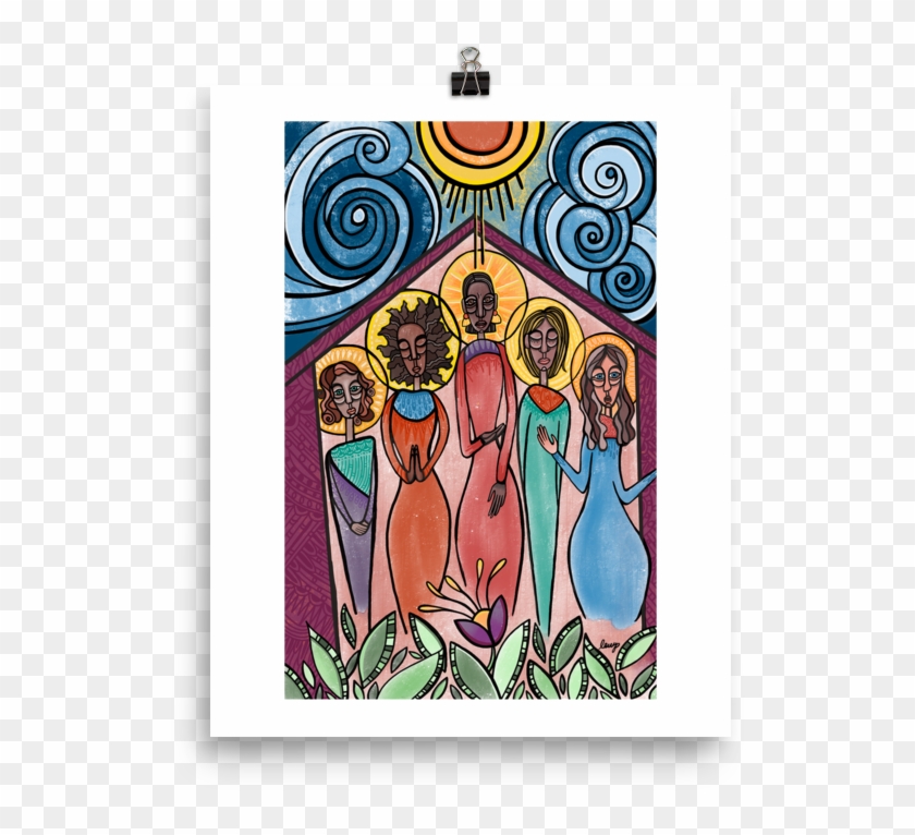 They Stood Print - Religion Clipart #3960452