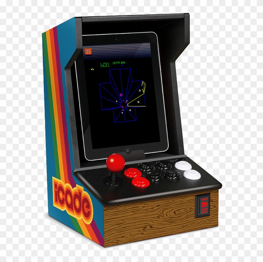 It's No Jokethinkgeek's Icade Gaming Cabinet For The - Ipad Arcade Clipart #3960686