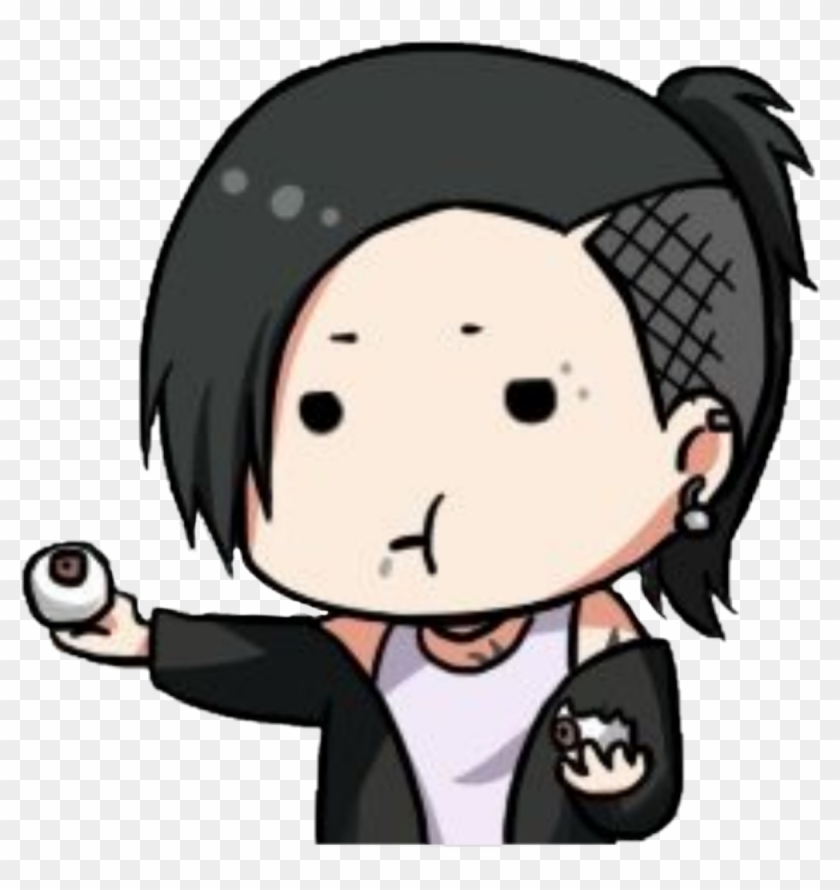 #tokyoghoul #sticker #chibi #uta #animecute - Me Caes Bien Toma Un Ojito Clipart