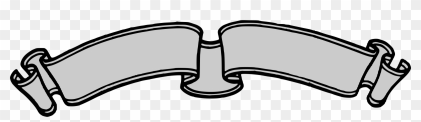 Ribbon Scroll Png Clipart Ribbon Banner - Pink And Black Banner Transparent Png