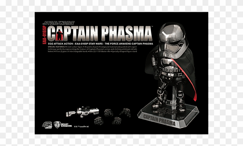 Captain Phasma Egg Attack Action Figure - Eaa016sp Clipart #3961105