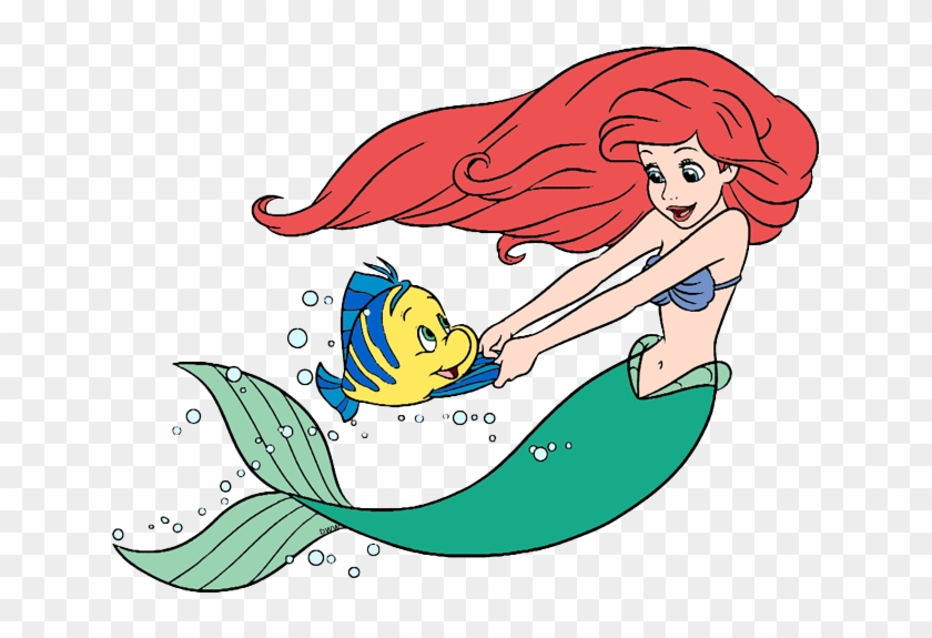 Little Mermaid And Friends Clipart - Png Download