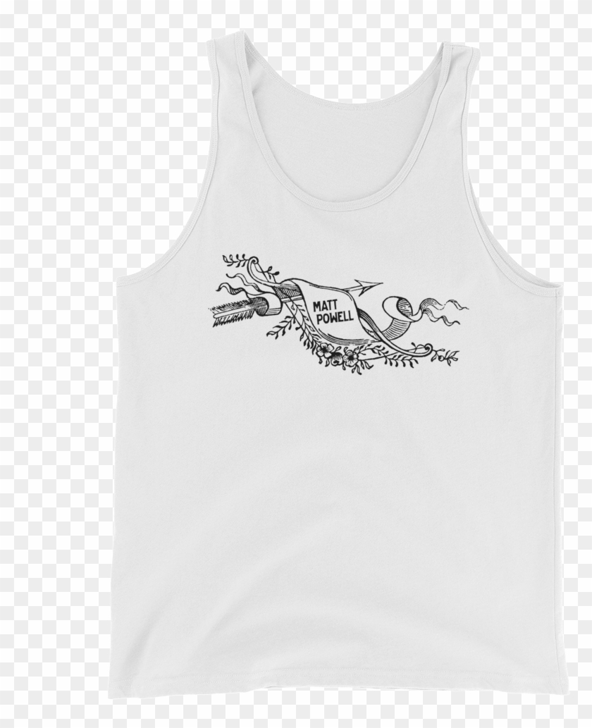 Black Scroll Tank - Active Tank Clipart