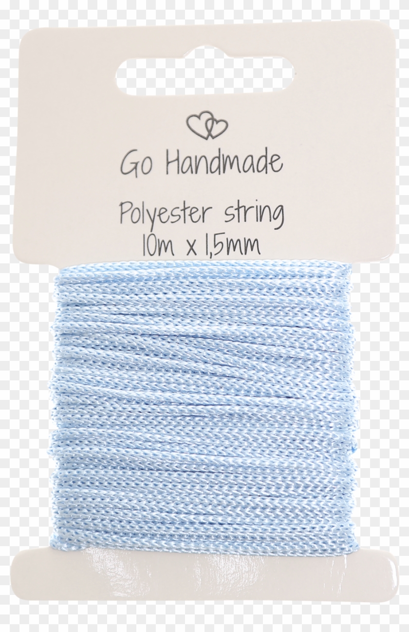 Blue Polyester String - Crochet Clipart #3962040