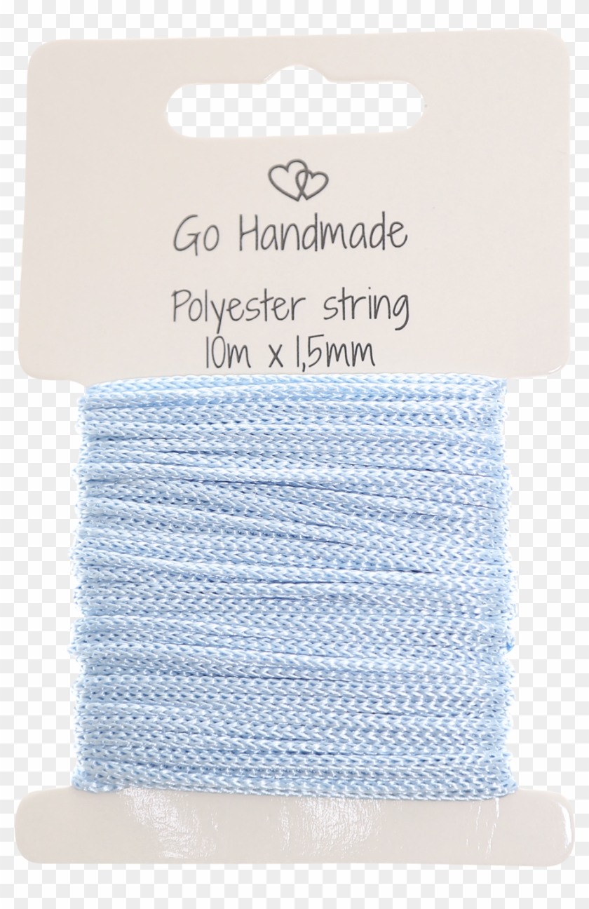 Blue Polyester String - Crochet Clipart