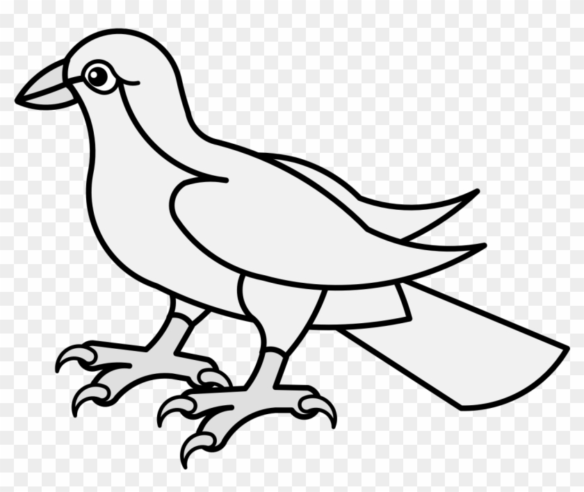 Bird - Line Art Clipart