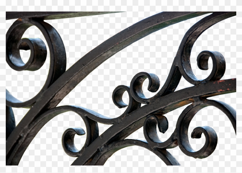 Metal Fence Wrought Iron Iron Gate - Cancelli In Ferro Battuto Clipart #3962684