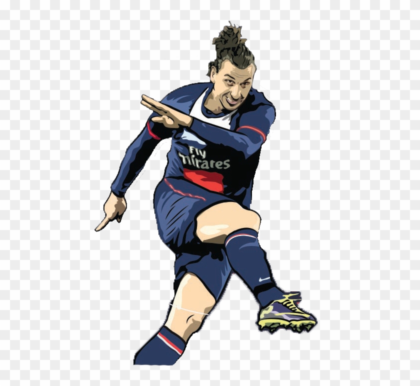 Zlatan Ibrahimovic Clip Art , Png Download - Ibrahimovic Cartoon Transparent Png #3962799