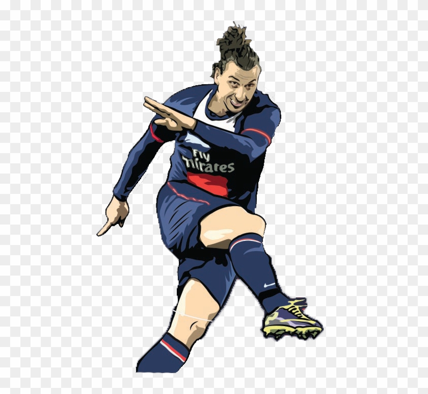 Zlatan Ibrahimovic Clip Art , Png Download - Ibrahimovic Cartoon Transparent Png