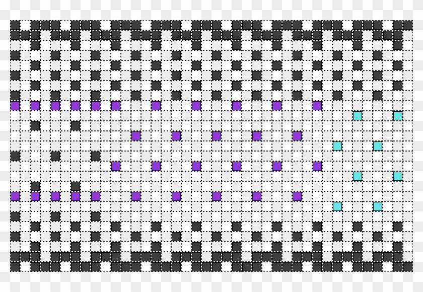 Here Is A Structural View Of The Yarn Paths And Draft - Circle Clipart