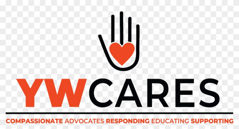 Cares Logo-blackandpersimmon - Heart Clipart #3963574