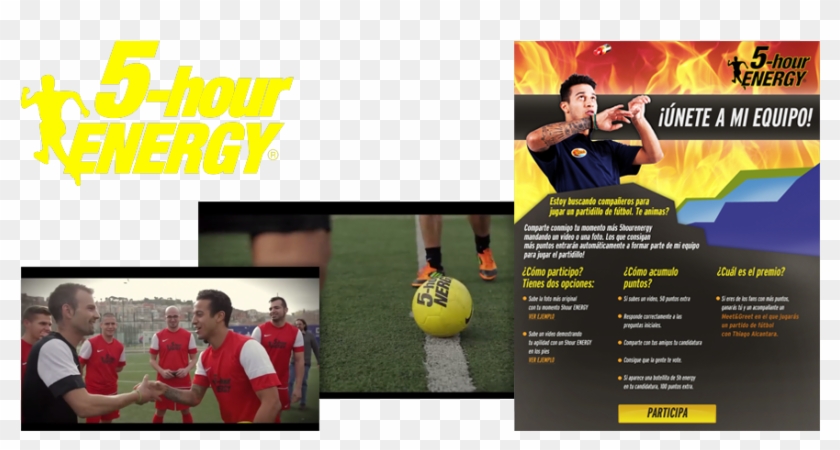 5-hour Energy - Thiago Alcántara - Flyer Clipart