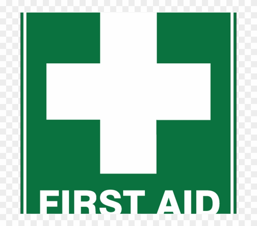 First Aid In The Workplace - First Aid Kit Safety Sign Clipart #3963627