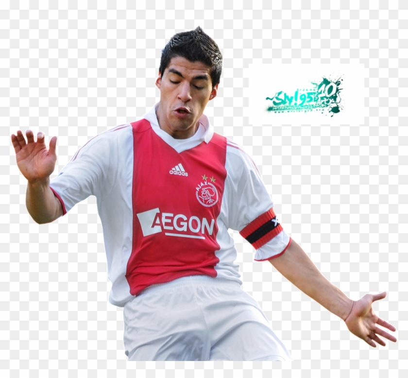 Luis Suarez Pictures - Ajax Shirt Clipart #3963685