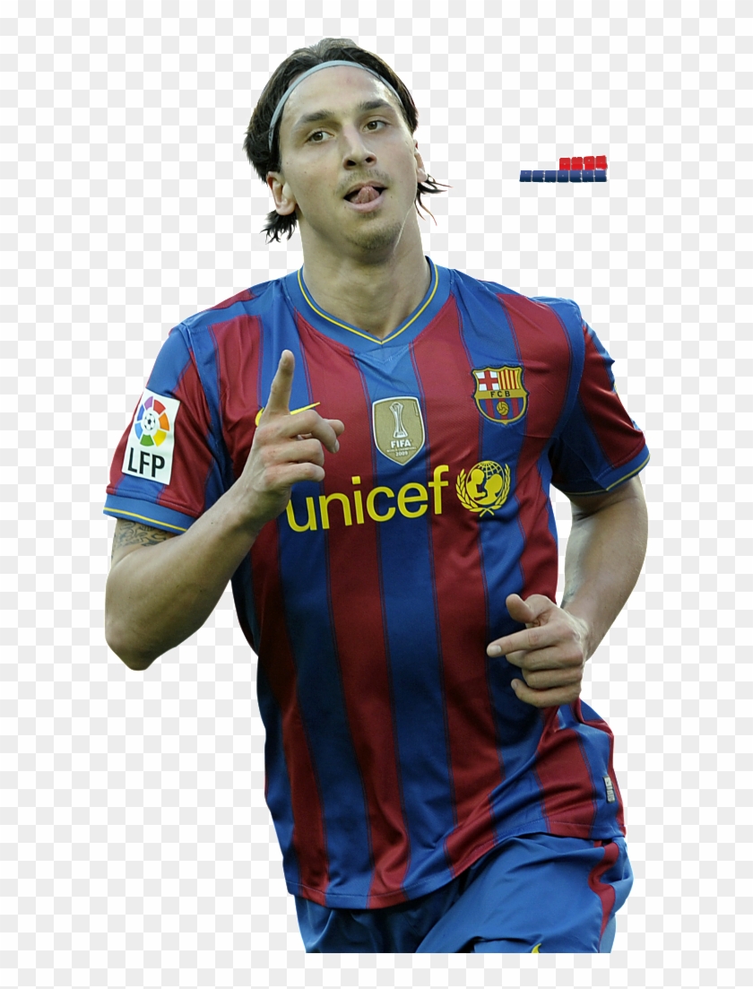 Zlatan Ibrahimovic Photo Ibracopia - Ibrahimovic Of Barcelona 2010 Clipart #3963911