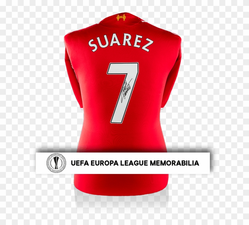 Luis Suarez Official Uefa Europa League Signed Liverpool - Sports Jersey Clipart #3964297