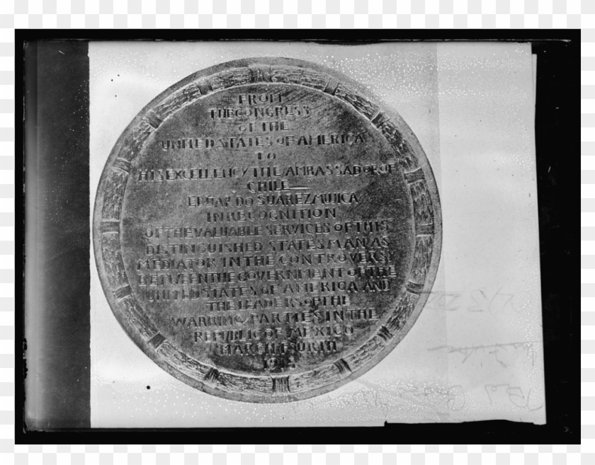 Eduardo Suarez Mujica Congressional Gold Medal - Monochrome Clipart