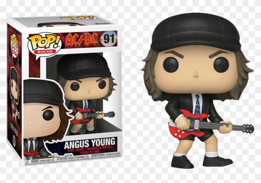 Funko Pop Vinyl - Angus Young Funko Pop Clipart #3964795