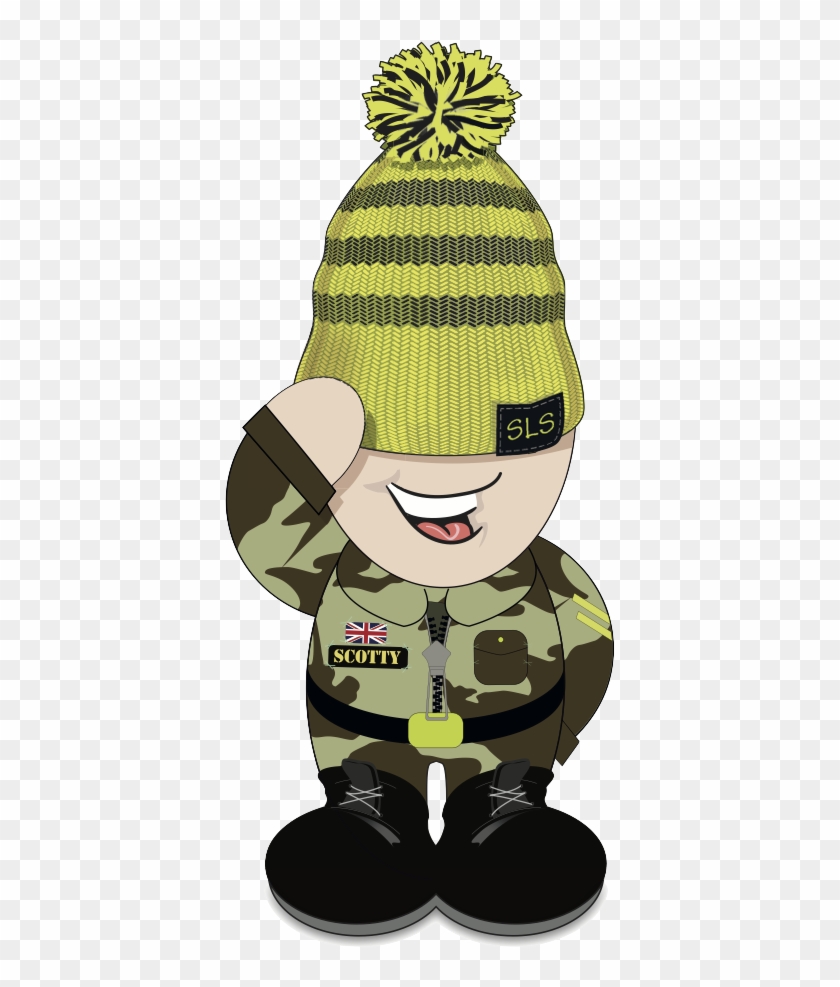 Scotty's Has His Bobble Hat Ready To Support Bereaved - Cartoon Clipart
