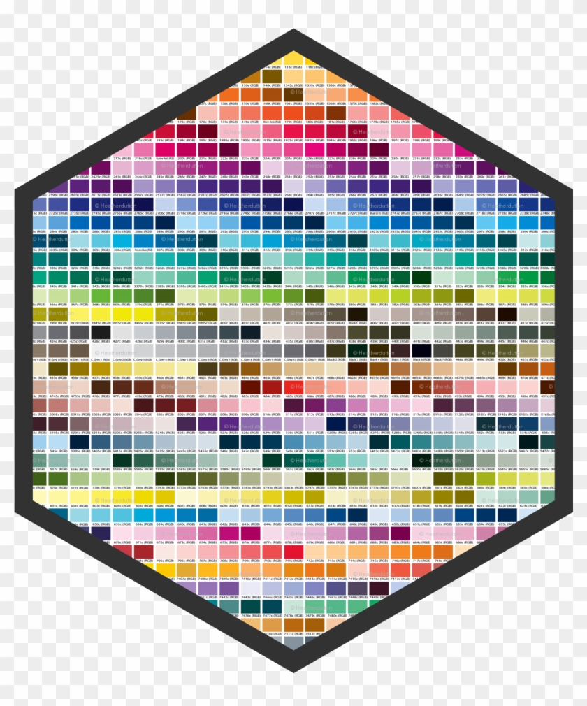 Pantone Colors Coated Clipart #3965031