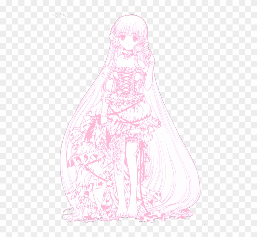 Mine Anime Kawaii Manga Myedit Pink Pastel Chobits - Illustration Clipart #3965160
