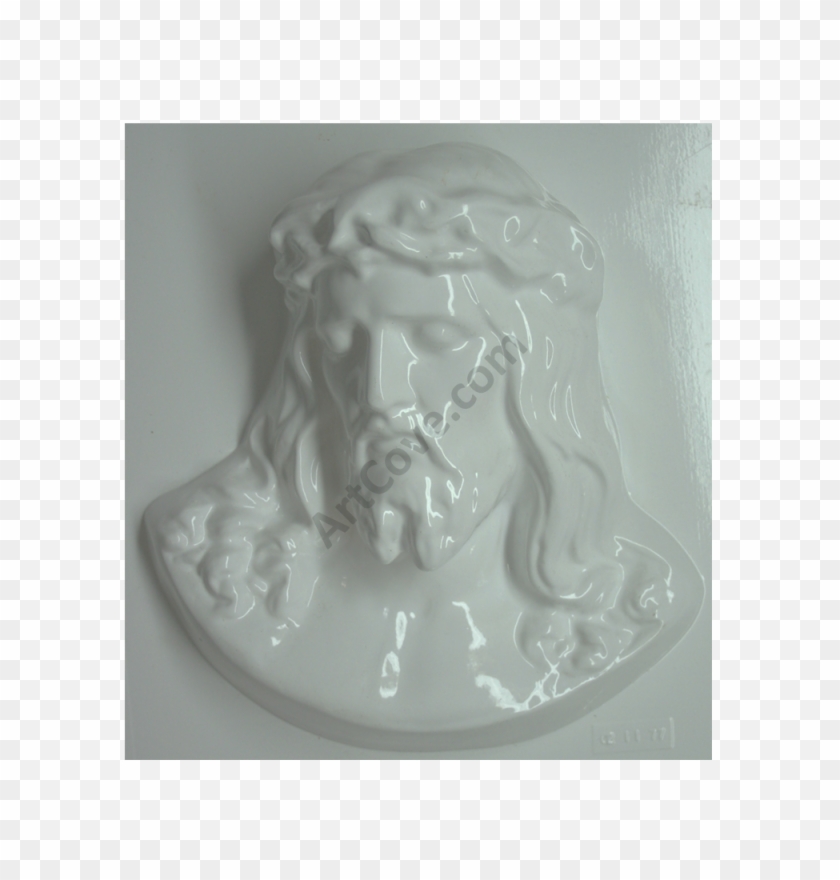 Jesus Christ Head Plaster Mold - Cake Decorating Clipart #3965307