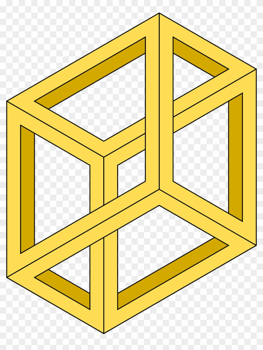 Optical Illusion Impossible Png Image - Optical Illusion Geometry Clipart