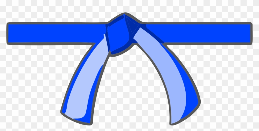 Faixa Azul - Faixa Azul Jiu Jitsu Png Clipart