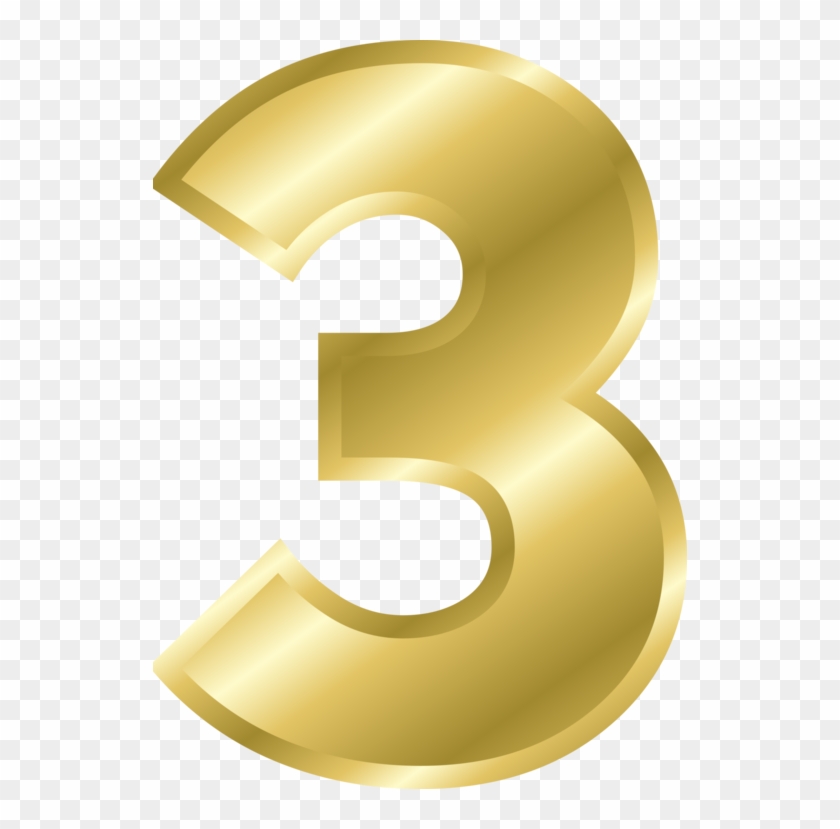 Number Numerical Digit Computer Icons - Number 3 Clipart - Png Download