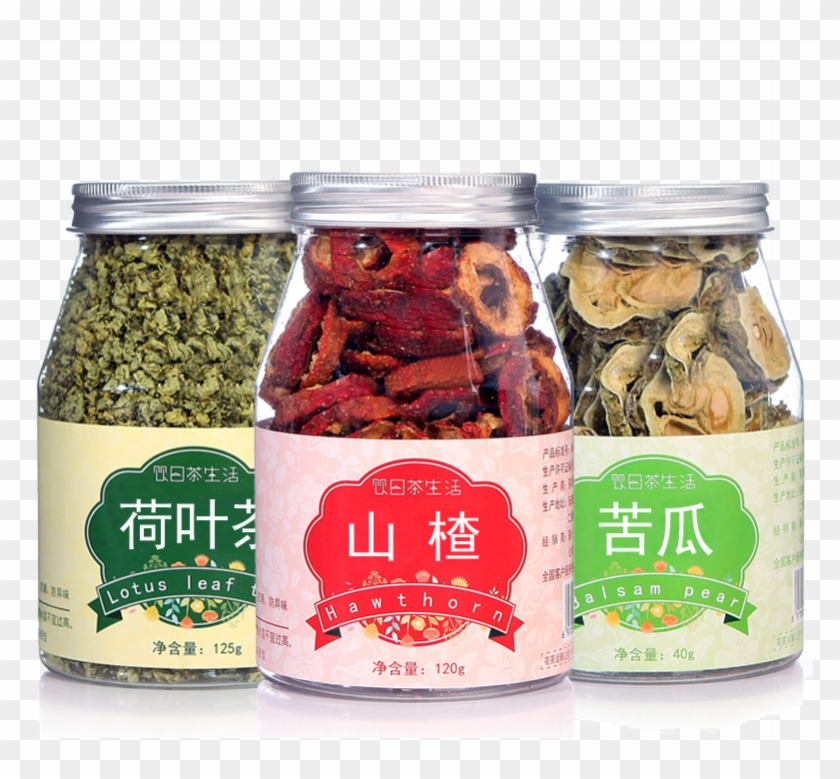 Lotus Leaf 125g Hawthorn 120g Bitter Melon 40g Combination - Cucumber Clipart #3966190