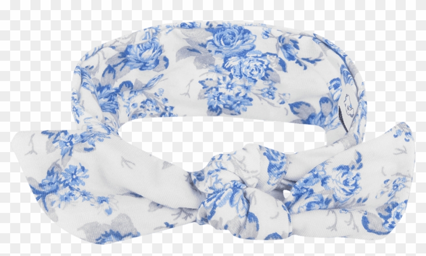 Faixa De Cabelo Infantil Floral Azul - Sleep Mask Clipart #3966639