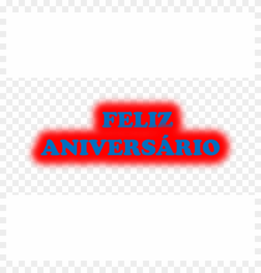 Faixa Feliz Aniversário Eva Vermelho C/ Azul - Electric Blue Clipart #3967059