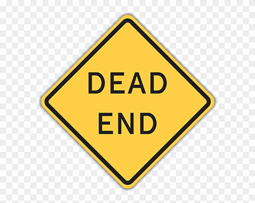 Larger Photo - Dead End Sign Clipart