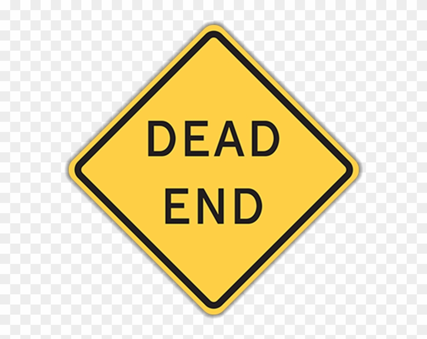 Larger Photo - Dead End Sign Clipart