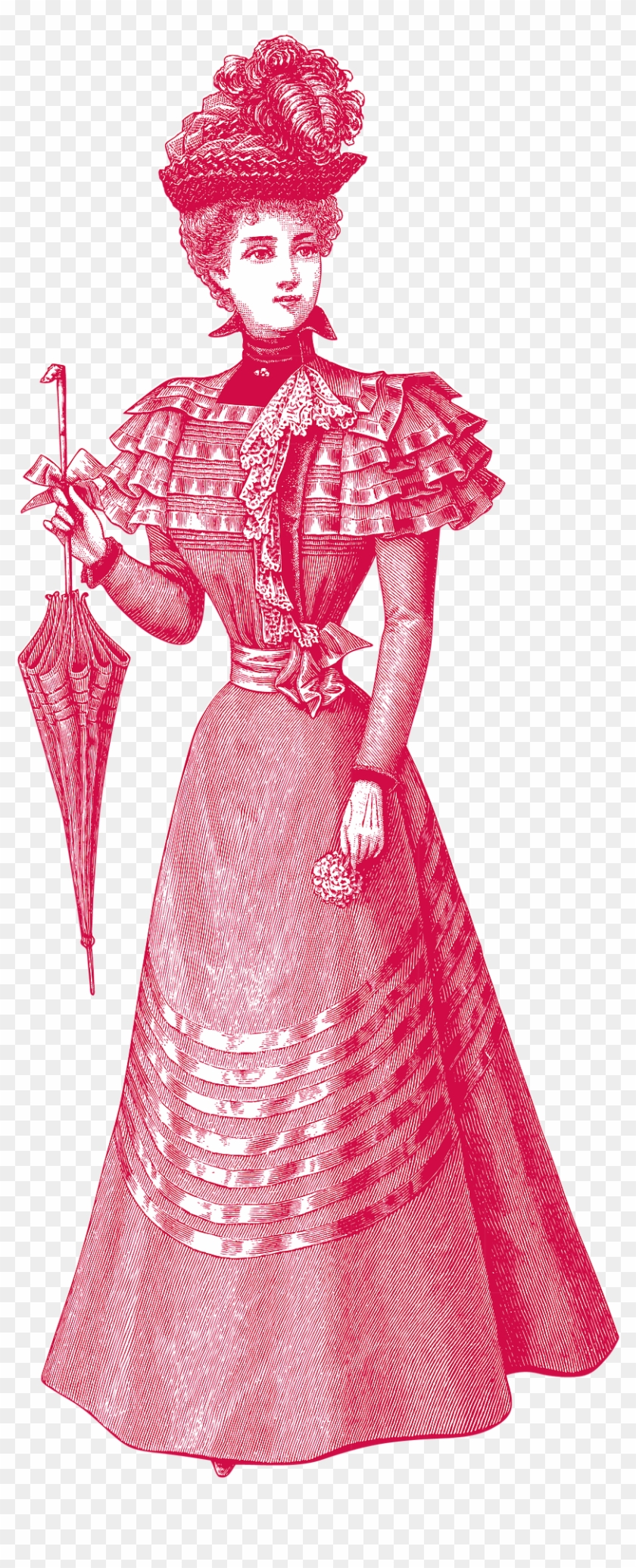 A Company That Has Been Exporting For Less Than 2 Years, - Retro French Woman Illustration Clipart